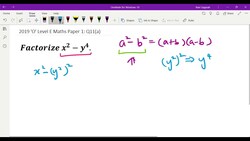 Factorization Techniques! Very useful for GCSE and High School students! Get it right all the time! Instructional Video