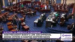 How Biden's Low Approval Among Voters Is Shaping Midterm Races News Clip