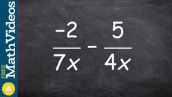 How to find the difference between two rational expressions with unlike denominators Instructional Video