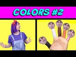 Colors Finger Song #2 - Learn Colors With The Finger Family Song - Bella and Beans TV Instructional Video