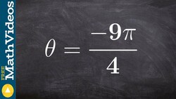 How to find the reference angle of an angle larger than 2pi Instructional Video