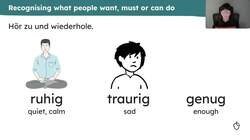 Improve your lifestyle: modal verbs 'müssen', 'dürfen', 'wollen' + infinitive Instructional Video