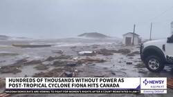 Fiona Sweeps Away Houses, Knocks Out Power In Eastern Canada News Clip