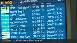 Vancouver hit with blast of winter weather News Clip