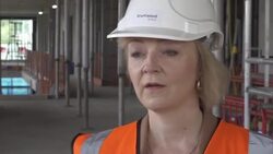 UK: The prime minister and her chancellor visit the Birmingham Health Innovation Centre construction site in Selly Oak. News Clip