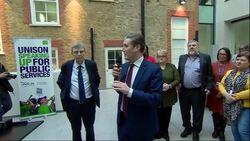 Sir Keir Starmer speaking at UNISON headquarters News Clip