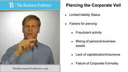 Piercing the Corporate Veil Instructional Video