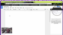 2 Minute Tip: How to use the Google Docs Research Tool Instructional Video