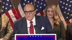 Giuliani Repeats Claims of Wide Spread Voter Fraud in Philadelphia News Clip