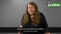 Sentences you hear in Winter Instructional Video