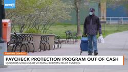 Small Business Administration Says It's Out Of Money For PPP Loans News Clip