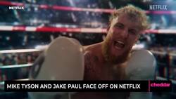 Mike Tyson and Jake Paul Face Off on Netflix News Clip