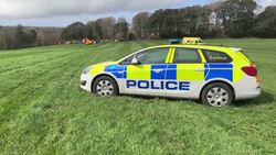 Incident scene after Royal Navy jet crashed News Clip