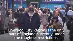 Liverpool city centre appears busy as new restrictions come in News Clip