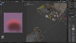 Blender to Unreal Engine - Become a Dungeon Prop Artist - Texturing the Rack Prop Instructional Video