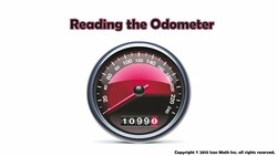 Reading the Odometer (Rounding Large Whole Numbers to the Nearest Ten with a Carry) Instructional Video