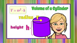 Volume of a Cylinder: Using Radius and Height Instructional Video