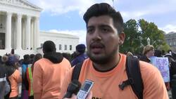 Protesters at Supreme Court demand DACA is upheld News Clip
