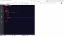 HTML Tutorial for Beginners(2022) - Create Tables in an HTML Web Page Instructional Video