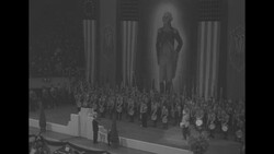 Activity on stage at German-American Bund rally at Madison Square Garden, New York City News Clip