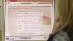 Spain’s jobless rate fall below 20% News Clip