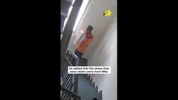 Swiggy Delivery Agent Caught Stealing Shoes Kept Outside Flat In Gurugram News Clip