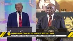 Afrikaner groups decline Donald Trump's refuge offer News Clip