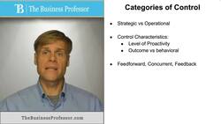 Categories of Manager Control Instructional Video