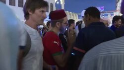 CLEAN : Fans celebrate in Doha as they gear up for World Cup quarter-finals News Clip