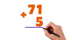 2-Digit plus 1-Digit Addition: What is 71 plus 5? Instructional Video