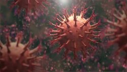 Virus animation Stock Footage