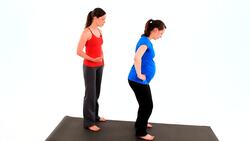 How to Do Prenatal Yoga Chair Pose for a Pregnancy Workout Instructional Video