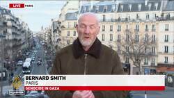 Emir of Qatar and President Macron meet in Paris to discuss Israel's ongoing war on Gaza News Clip