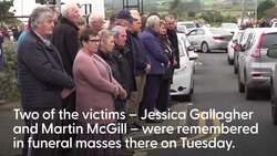 First funerals held for victims of Co Donegal petrol station explosion News Clip