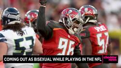 R.K. Russell Talks Coming Out as Bisexual in the NFL News Clip