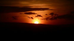 African sunset witnessed from the Ol Pejeta Conservancy Instructional Video