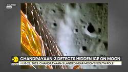 India: ISRO’s Chandrayaan-3 Detects Hidden Ice Beneath Moon’s Surface | Space News | WION News Clip