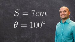 How to find the radius of a sector given arc length and theta Instructional Video