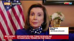 Speaker Pelosi Hoping for Stimulus Deal by Election Day News Clip