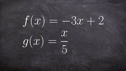 Math Tutorial for Composing Two Functions Instructional Video