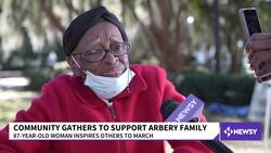 Community Gathers To Support Arbery Family News Clip