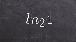 Tutorial - Learning to Evaluate a Basic Logarithmic Expression Without a Calculator Instructional Video