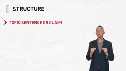 WRITE AN AWESOME BODY PARAGRAPH: Strong Example of Argumentative Structure (3 EASY Steps) Instructional Video