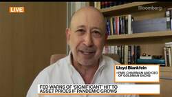 Blankfein Says Overall U.S. Virus Exposures Will Be 'Almost the Same' Despite Lockdown News Clip