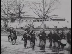 Coal mine strike of 1902, Pennsylvania. Theodore Roosevelt. Introduction of teddybears. Stock Footage