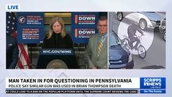 Man taken into custody in connection to killing of UnitedHealthcare CEO News Clip