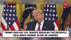 BRICS' De-Dollarization Push Spooks Trump; 'It Would Be Like Losing A World War' News Clip