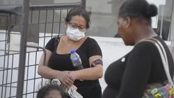 CLEAN : Inmates' relatives continue awaiting news at morgue after Ecuador prison riot News Clip