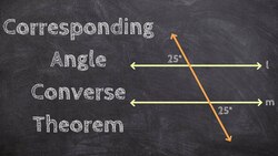 What is the Corresponding Angle Converse Theorem Instructional Video