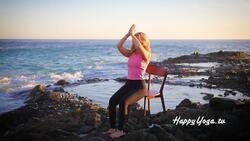 Quick Chair Yoga Flow for Stress Relief Instructional Video